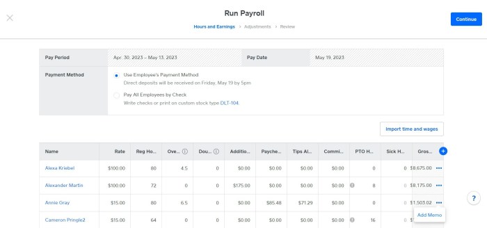 Payroll